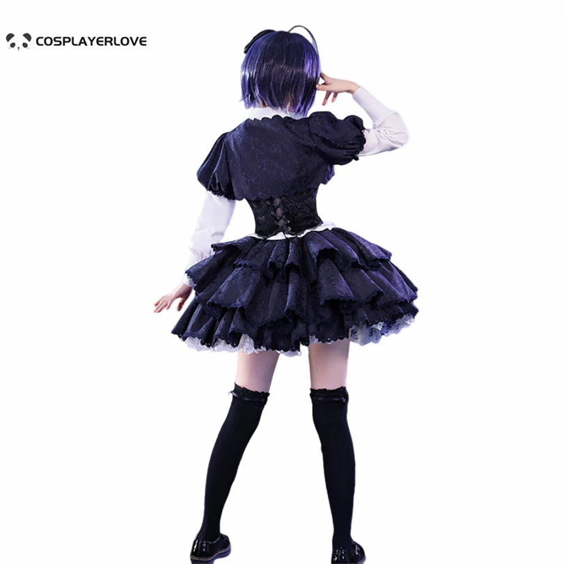 Love Chunibyo и другие бреда! Rikka Takanashi Косплей Костюм Хэллоуин Рождественский наряд