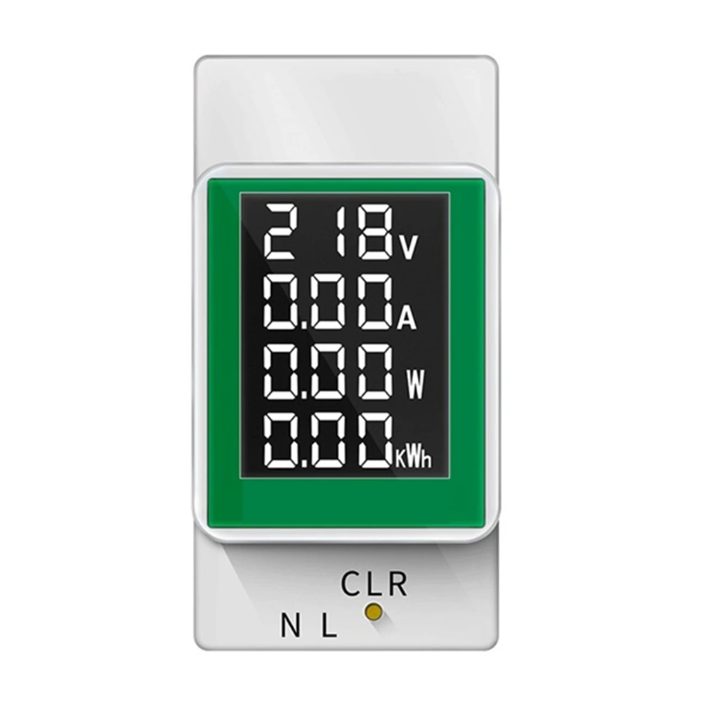 

Digital Energy Meter Tester Electricity Usage Monitor Powers Voltmeter Ammeter Voltage Amps Watt Kwh