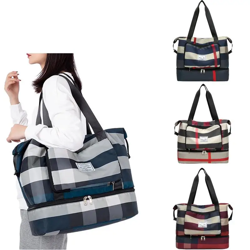 

Folding Travel Bags Waterproof Tote Travel Luggage Bags For Women 2023 Large Capacity Multifunctional Travel Duffle Bags Handbag