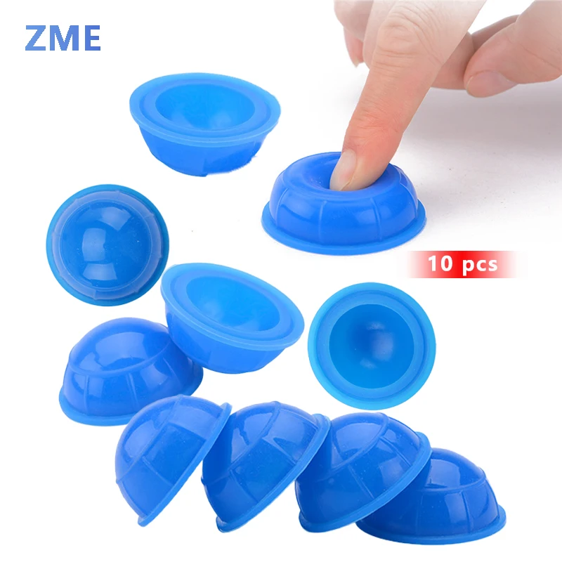 ZME 10pcs Vacuum Cupping Massager Therapy Kit Cupping Set Cupping Treatment Rubber Suction Cup Back Moxibustion Chinese Medicine