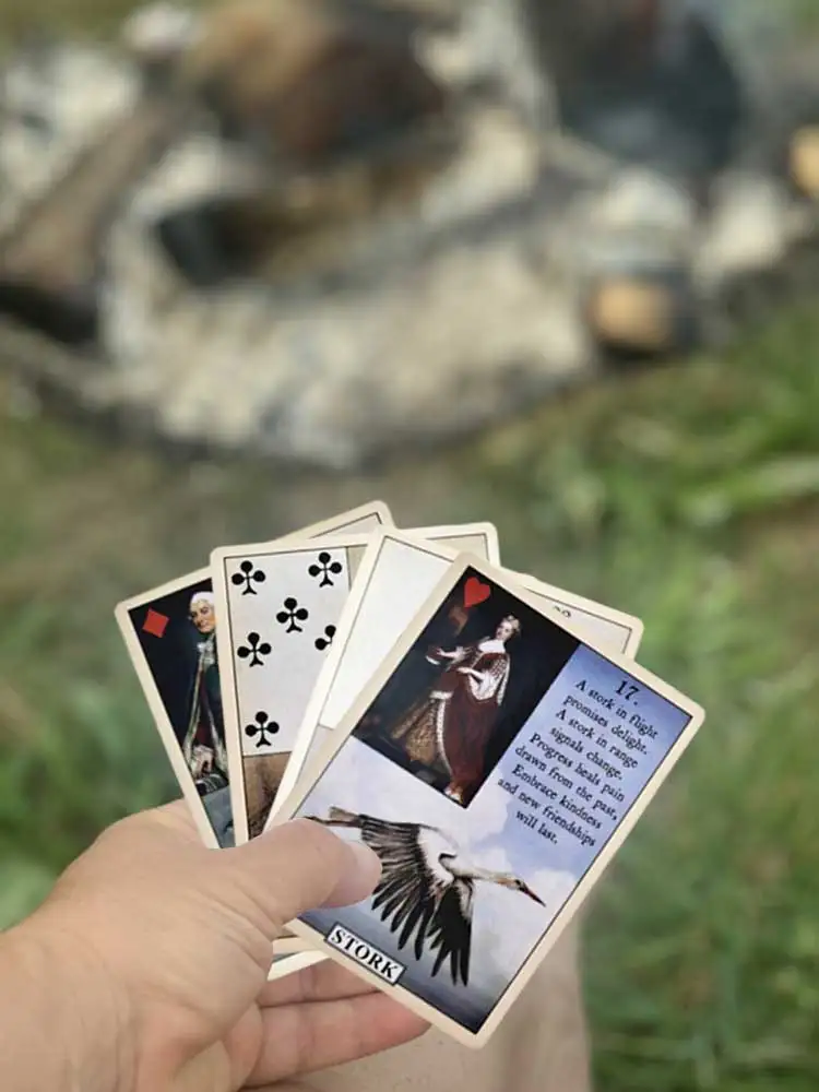 

for Blue Bird Lenormand Oracle Tarot Card Party Game Card