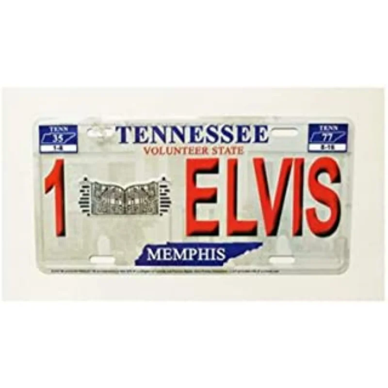 

Elvis Presley License plate Metal Sign Vintage Home Decor Plaque Metal Vintage Garage Poster Tin Signs