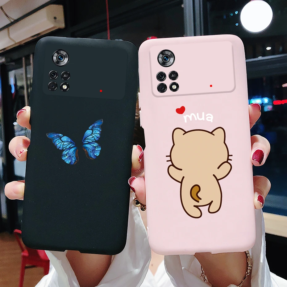 for xiaomi poco x4 pro 5g case cute cartoon back cover soft silicone phone case for xiaomi poco x4 x 4 pocox4 pro x4pro 5g funda free global shipping