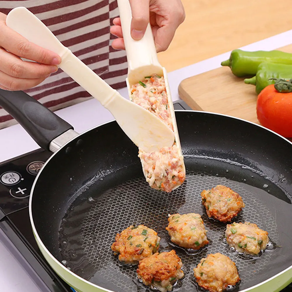 Creative Kitchen Triple Meatball Maker Useful Meatball Maker Machine Fish Ball Set DIY Home Cooking Tool Kitchen Accessories images - 6
