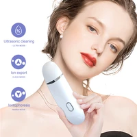 2020 new ultrasonic peeling machine beauty instrument household blackhead cleansing instrument pore cleaner to export oil acne
