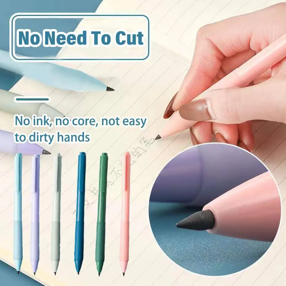 

Press Pencil Unlimited Writing Inkless Pen School Students Sketch Supplies Magic Art Kid Painting Gift Pencils Mechanical E4J8