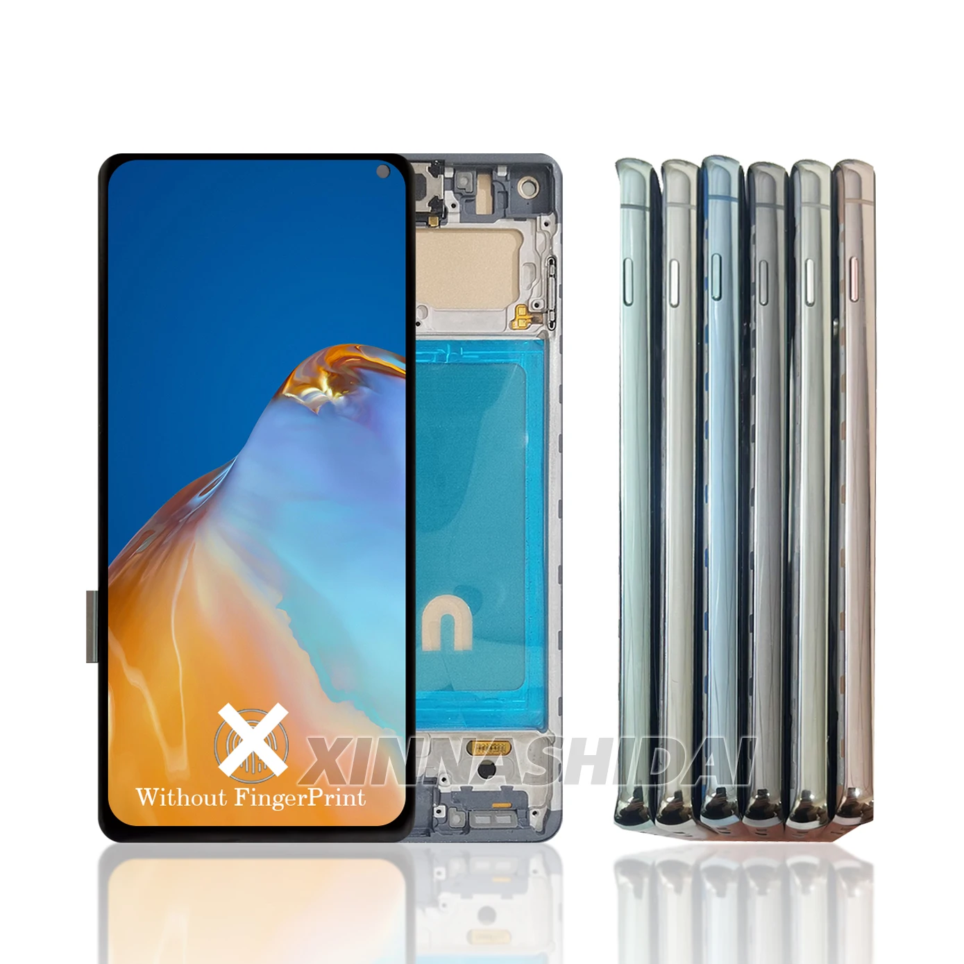 Фото TFT S10 с рамкой экрана для Samsung Galaxy S10 SM-G973F SM-G973U SM-G973W ЖК-дисплей, дигитайзер сенсорного экрана, запасные части №2