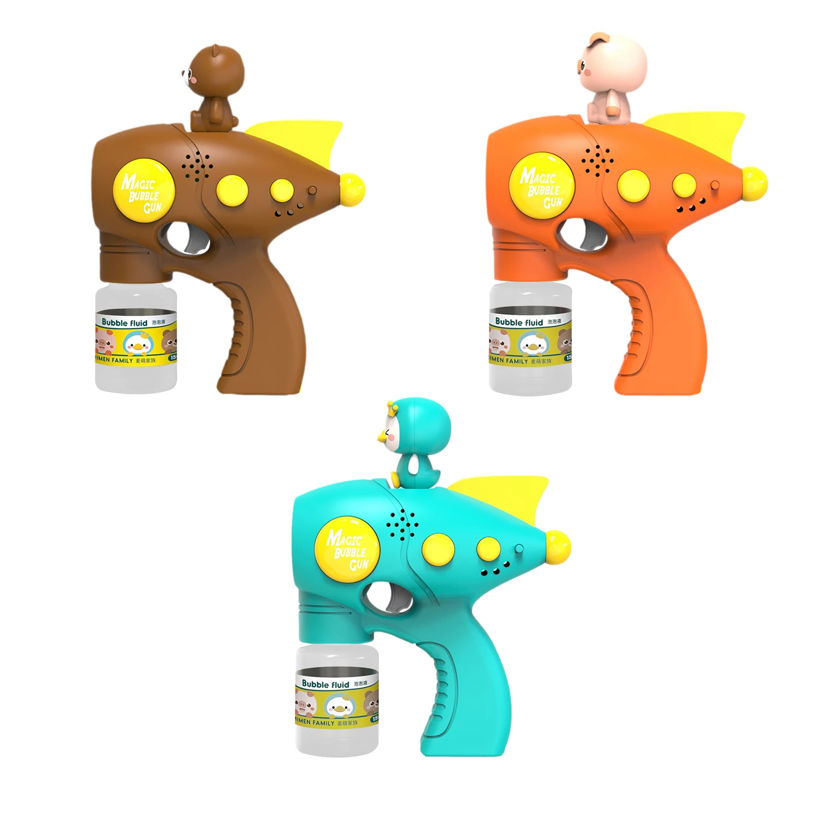 

Kids Electric Bubble Machine Cartoon Animals Bubble Blower