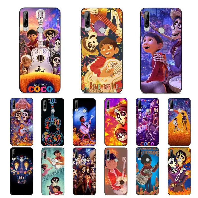 Disney Coco Phone Case for Huawei Y 6 9 7 5 8s prime 2019 2018 enjoy 7 plus