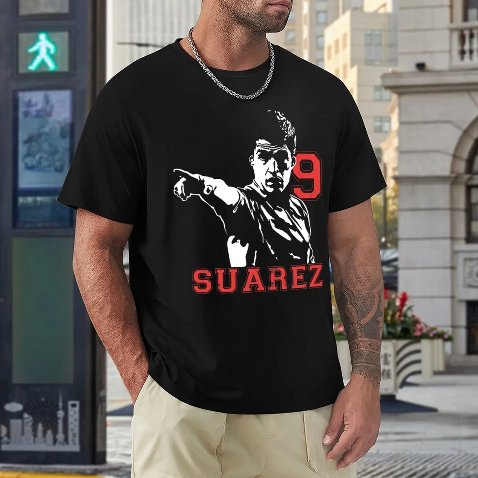 

Uruguay Luiss And Albertos And Suarezs 3 Football Player Motion Kemp Creative Tshirt High Grade Fitness Eur Size