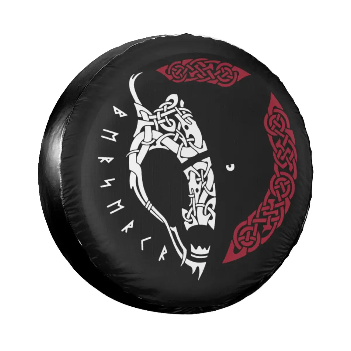 

Berserkr Valhalla Spare Wheel Tire Cover for Jeep Hummer Viking Bear Dust-Proof UV Sun Vehicle Accessories 14" 15" 16&
