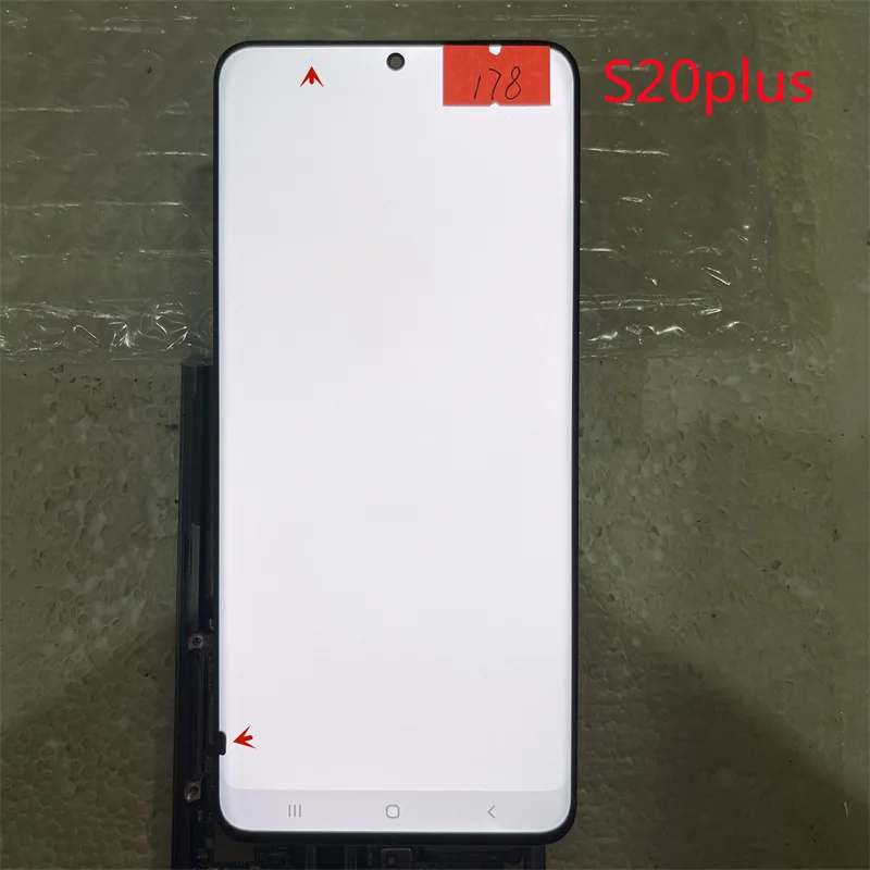 Оригинальный ЖК-дисплей Super AMOLED для Samsung Galaxy S20 + Plus сенсорный экран S20Plus G985F G986B/DS с