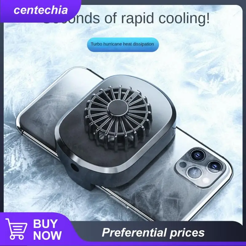 

Increase In Area Universal Phone Cooling Good Craftsmanship Radiator 3 Second Rapid Cooling Digital Display Colder Faster