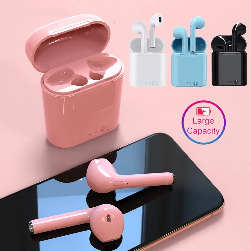 

i7s TWS Wireless music Headphones Mini Stereo Earbud Bluetooth wireless earphones For iPhone huawei xiaomi samsung