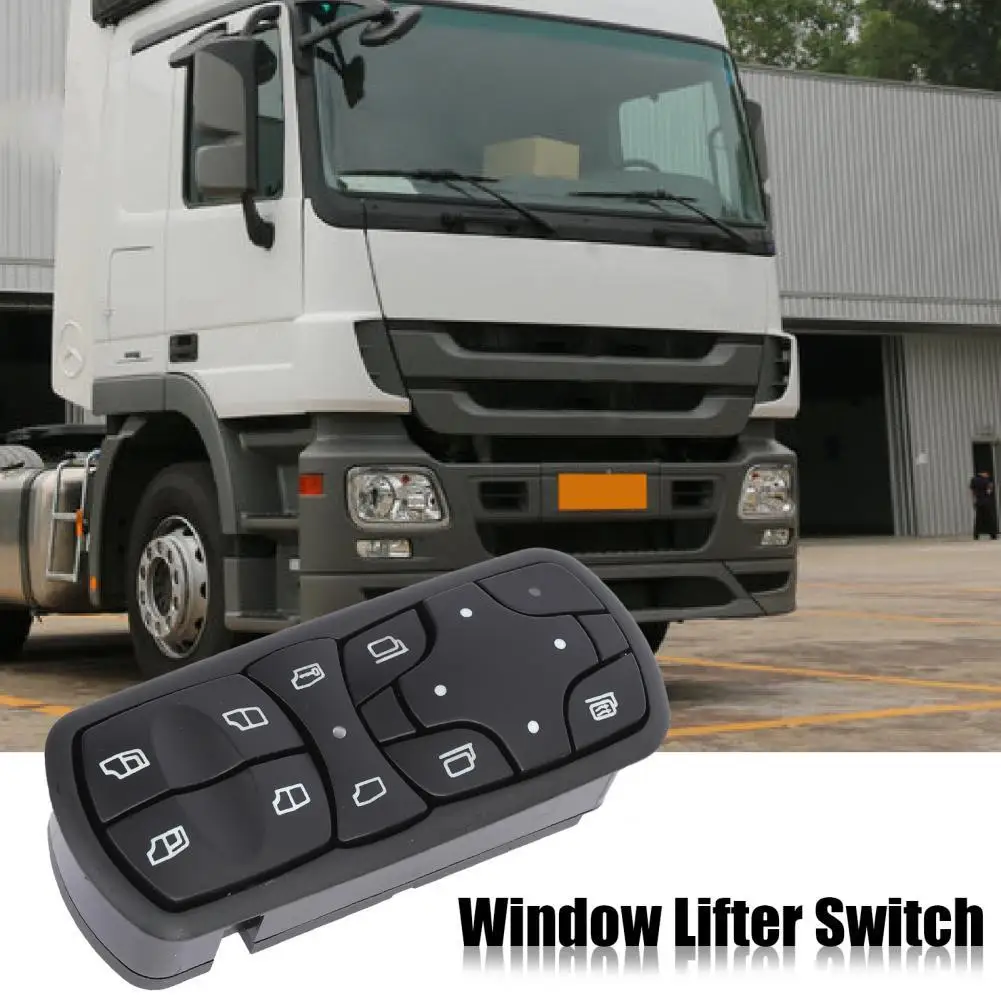 

Window Control Switch Wear-resistant Replacement Black Electric Window Lifter Switch 9438200097 for Actros Truck