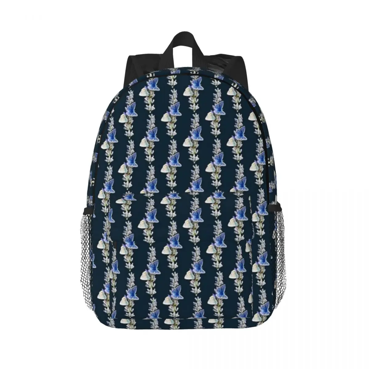

Gift Idea Blue Butterflies On Lavender Backpacks Teenager Bookbag Fashion Children School Bags Travel Rucksack Shoulder Bag