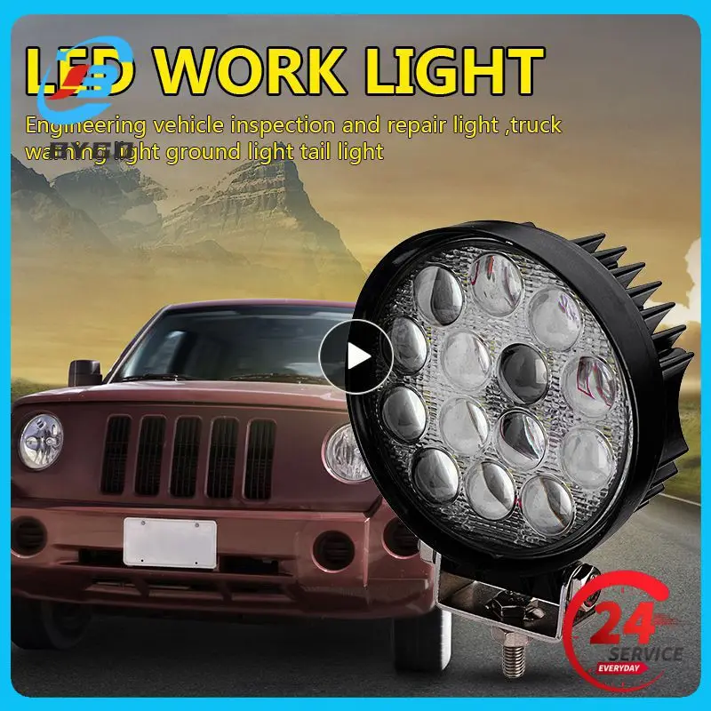 42 Вт, 4 дюйма, Φ для внедорожника, лодки, трактора, грузовика, 4x4, полноприводного автомобиля, внедорожника, квадроцикла, Φ Bar 12V 24V 6500K