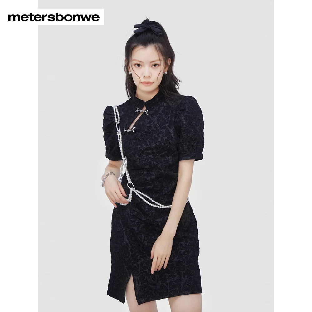 

Metersbonwe Improved Cheongsam Woman Summer New Chinese Small Beautiful Girl Chinese Sstyle Retro Dress