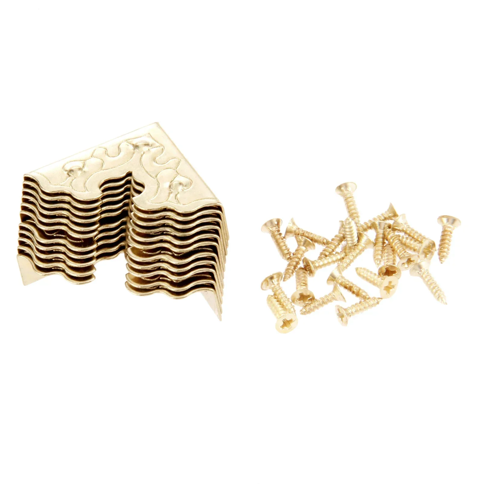 

Антикварная мебельная фурнитура DRELD, металлические уголки, 25 мм