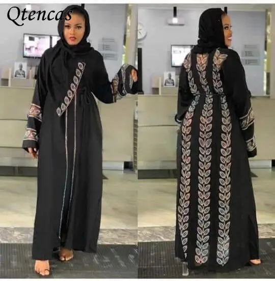 Мусульманский хиджаб платье Abayas для женщин Дубай Caftan размера плюс Boubou Jalabiya Турция африканские мусульманские платья одежда платье Бангладе...