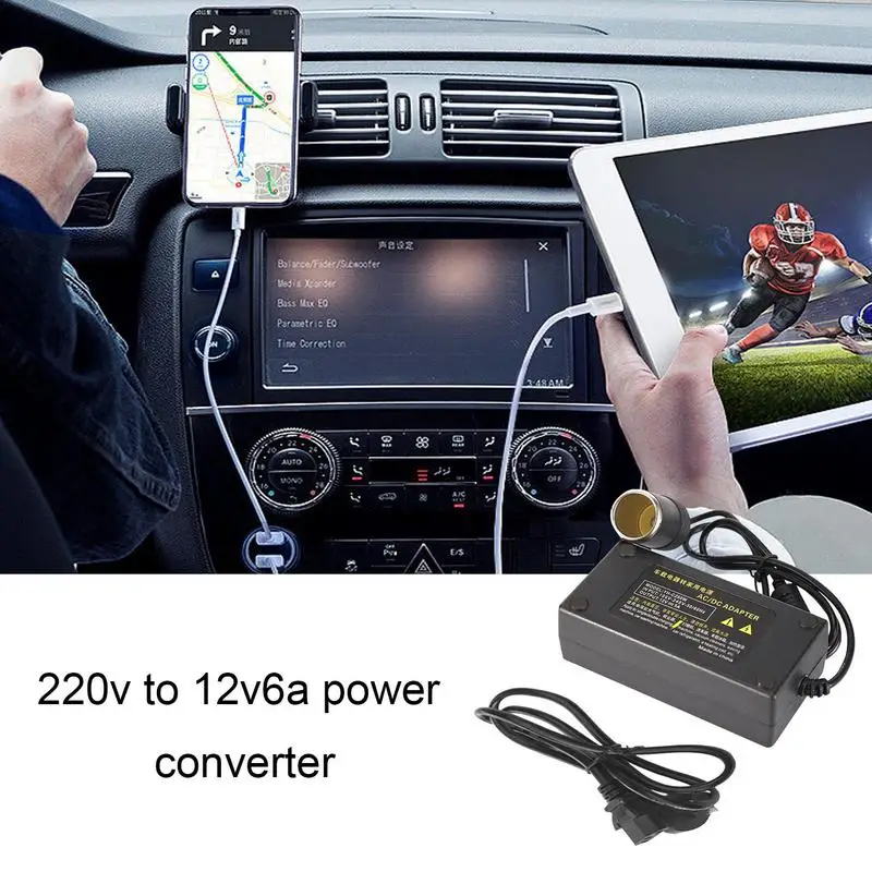

Car Power Inverter 220V To 12V AC To DC Car Power Converter Power Supply Inverter Adapter USB Fast Charging Tool Car Accessories