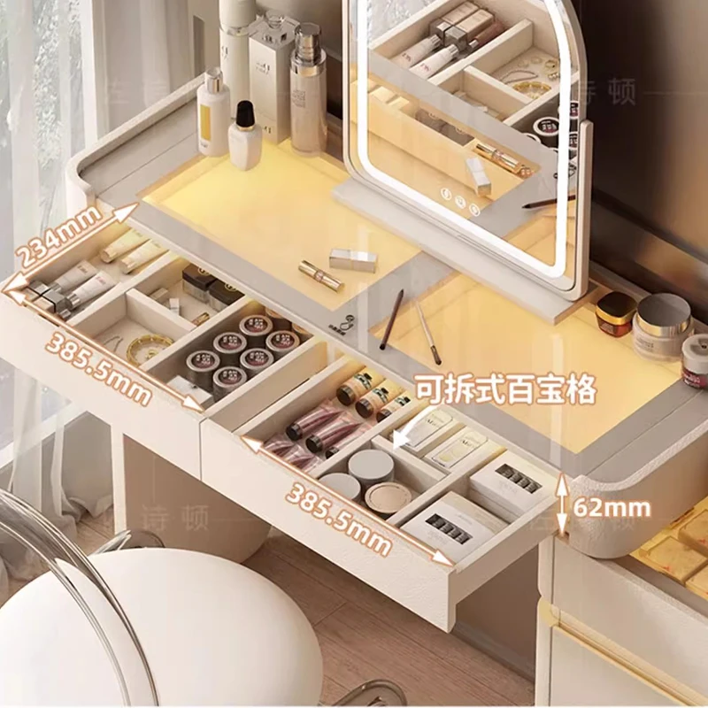 Современные комоды в кремовом стиле шкаф для макияжа скандинавские туалетные