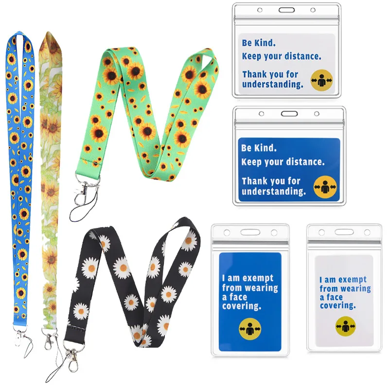 

Creative Badge ID Lanyards Mobile Phone Rope Key Lanyard Neck Straps Card Holder ID Badge Holder