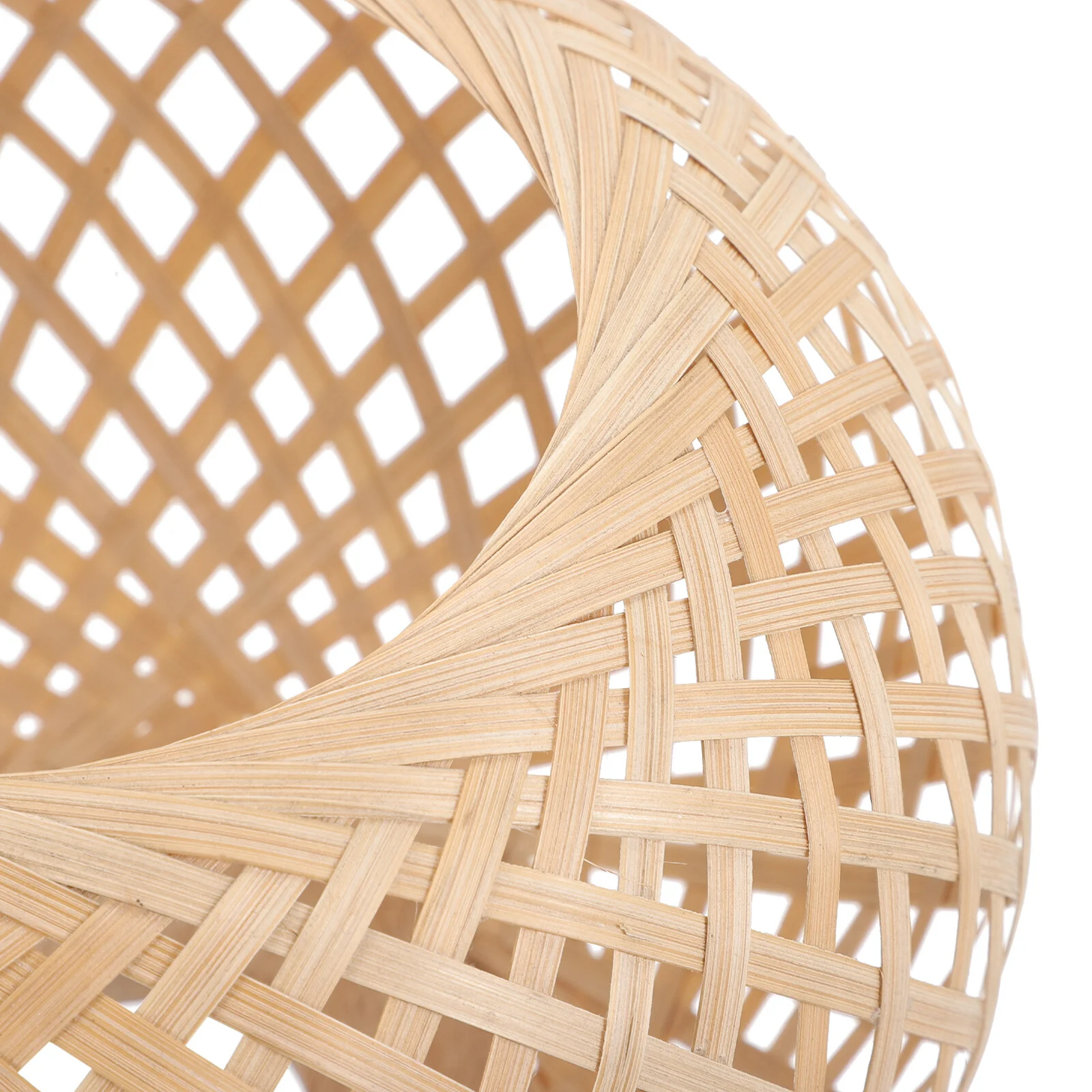 

Lamp Shade Replacement Rustic Style Woven Shades Bamboo Light Cover Pendant Lampshades Ceiling Restaurant