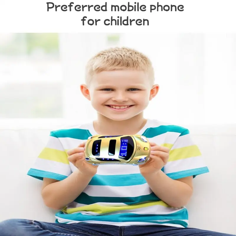 Newmind F15 Flip Unlocked Flashlight Dual Sim Cards Mp3 Mp4 Super Small Cellphone Car Shape Model Mini Mobile Student Cell Phone