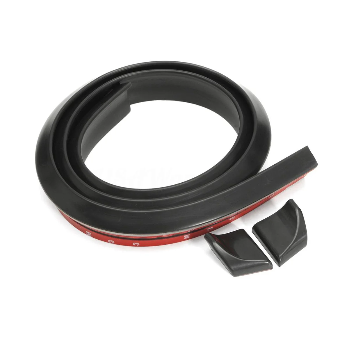 

1pc 1.5M Universal Black Anti-scratch Protector Lip Splitter Body Trim Side Skirt for Car