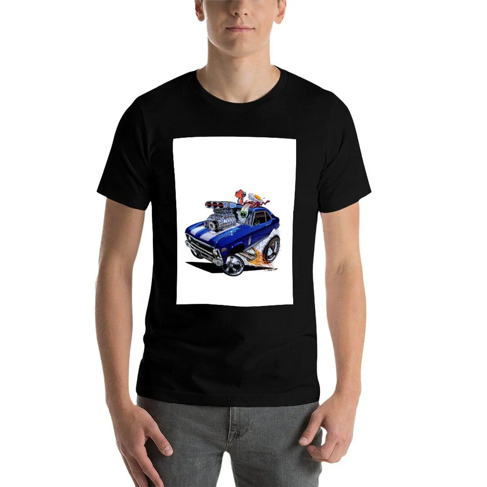 Vince Crain SUPER NOVA 1971 синяя футболка SS футболки с аниме таможенные для мужчин