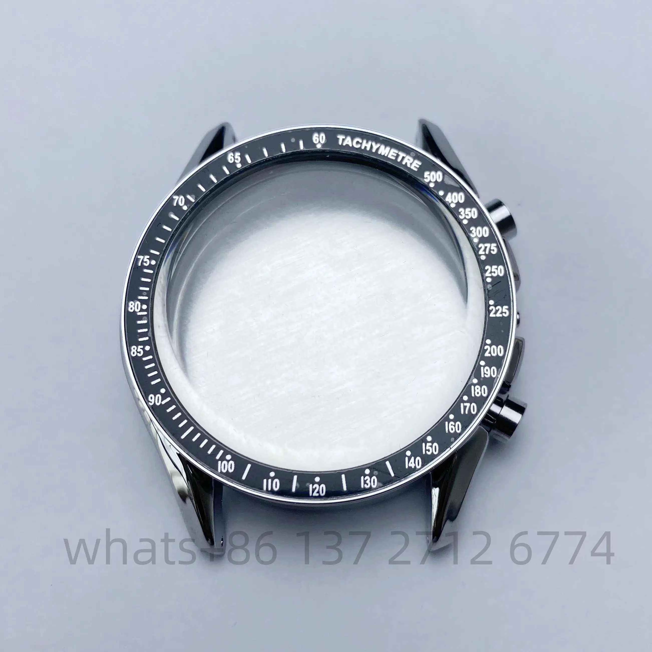 41mm Case Diameter Luxury Watch Speed Master Accessories Set Stainless Steel Strap with Free Quartz Movement Set