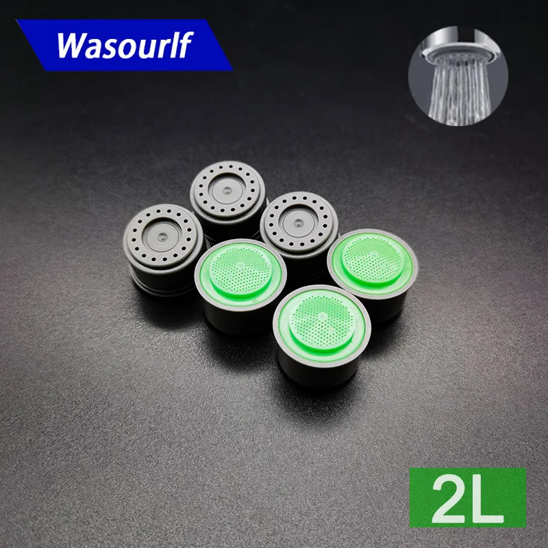 WASOURLF  6 PCS Water Saving Faucet Aerator 2L Minute M24 Male M22 Female Thread Size Tap Spout Device Bubbler Wholesale