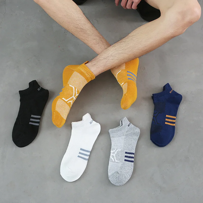 

Classic Men Socks Striped Cotton Sock Man Comfortable Short Adult Sox Spring Summer Standard Breathable Soft Sports Fashion Sock
