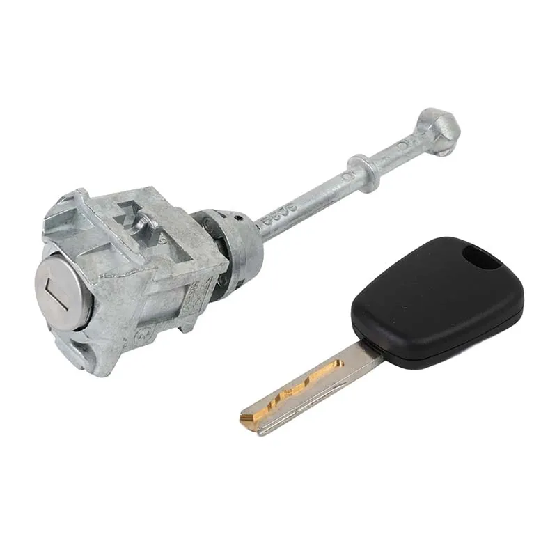 

Новый цилиндр дверного замка автомобиля с ключом для Citroen C3 C5 Peugeot 508 508 207 59395J01 501972 512645 1609893180