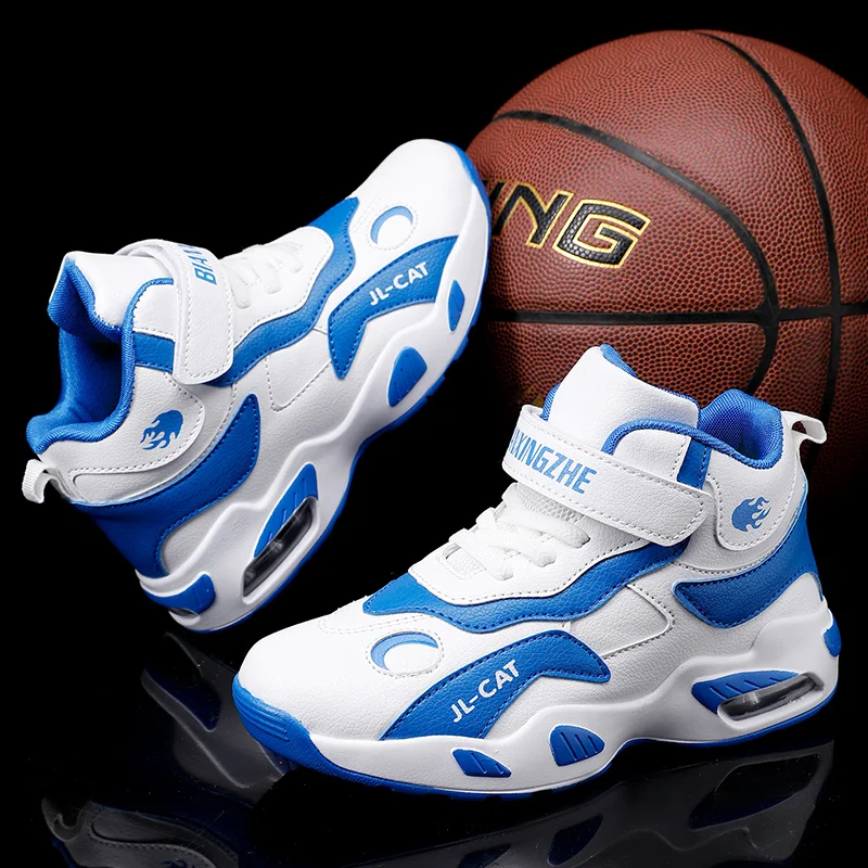 Children's fashion cool children's shock-absorbing basketball shoes elementary school sports shoes running shoes