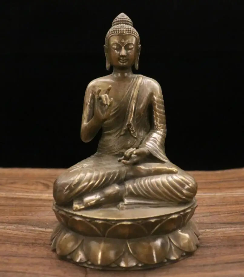 

Archaize brass Buddhism Founder Sakyamuni Buddha consecrate Buddha decoration crafts statue