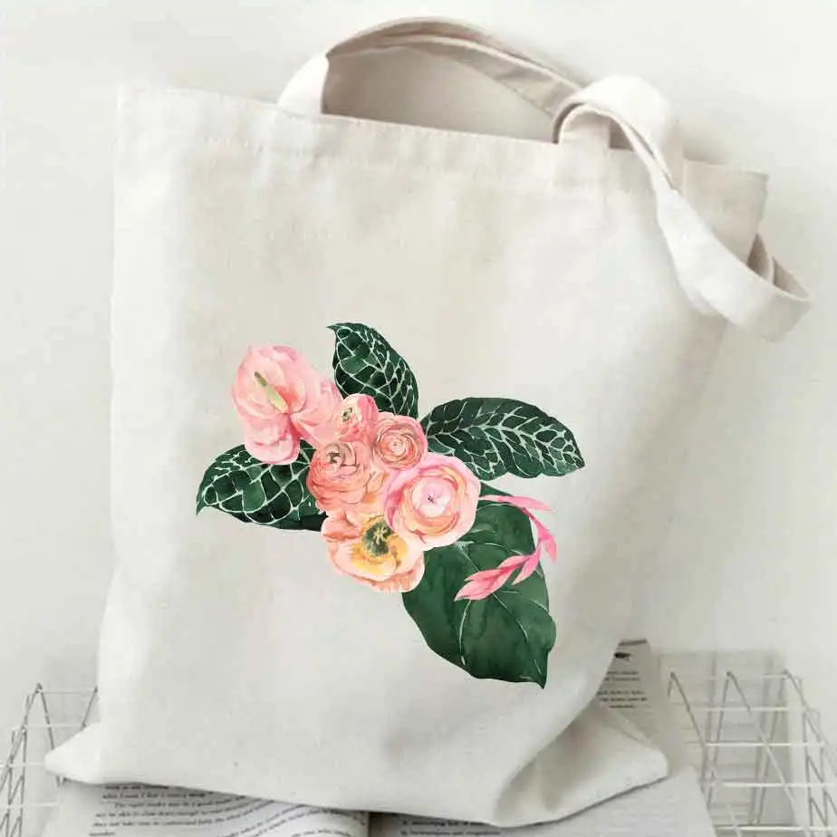 Сумка-тоут через плечо для женщин парусиновая сумочка-тоут с разноцветными