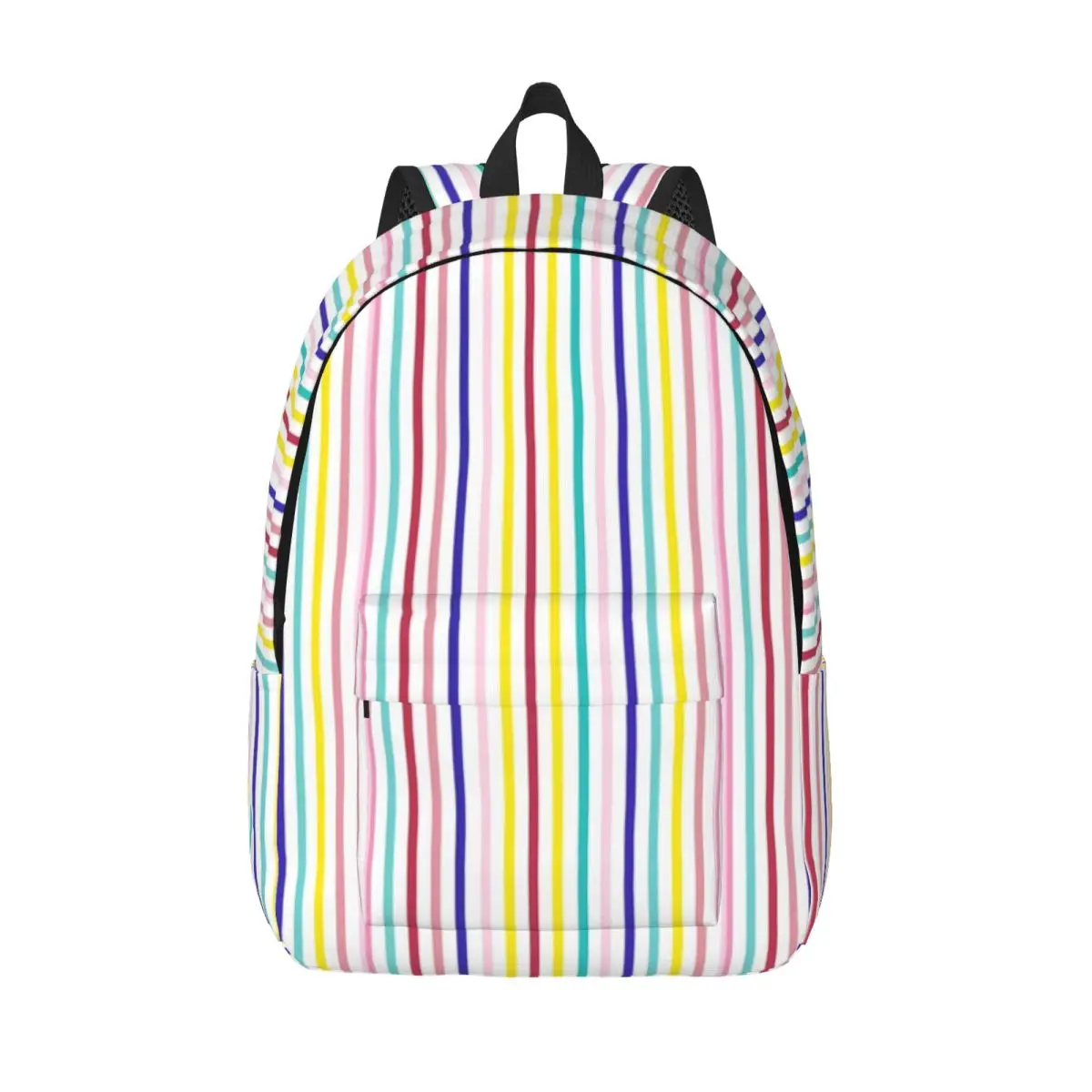

Яркий Радужный полосатый рюкзак с принтом линий, уличные стильные рюкзаки для женщин, крутые школьные сумки, дизайнерский рюкзак с узором