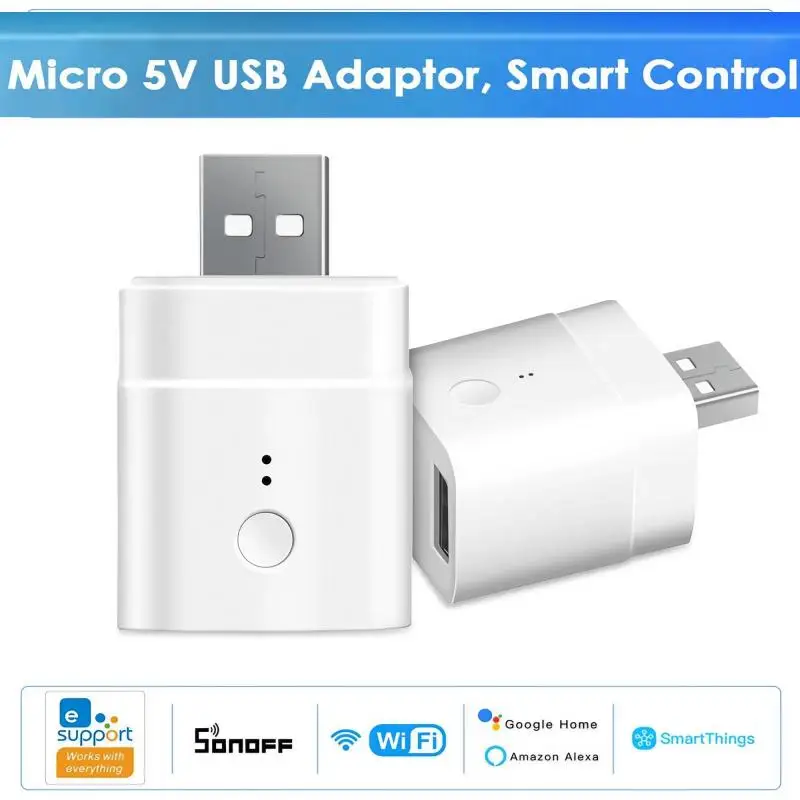 

Беспроводной USB-адаптер SONOFF Micro 5 в с поддержкой Wi-Fi и таймером