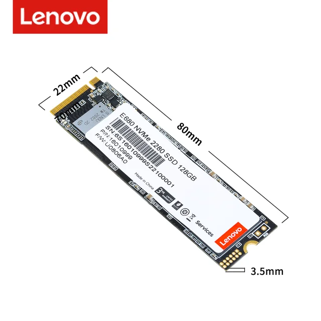 Lenovo SSD M2 1TB Ssd NVMe 128GB 256GB 512GB M.2 Solid State Drive PCIe 3.0 ×4 Internal Hard Disk for Laptop Desktop Computer 4