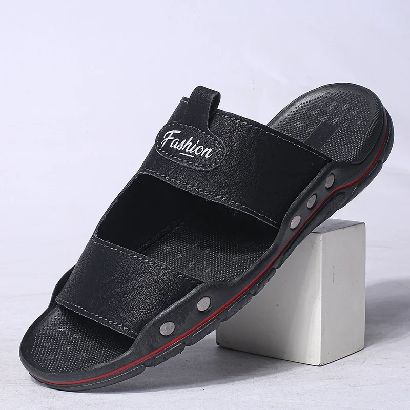 Мужские тапочки Повседневная обувь Летние сандалии Пляжные уличные шлепанцы