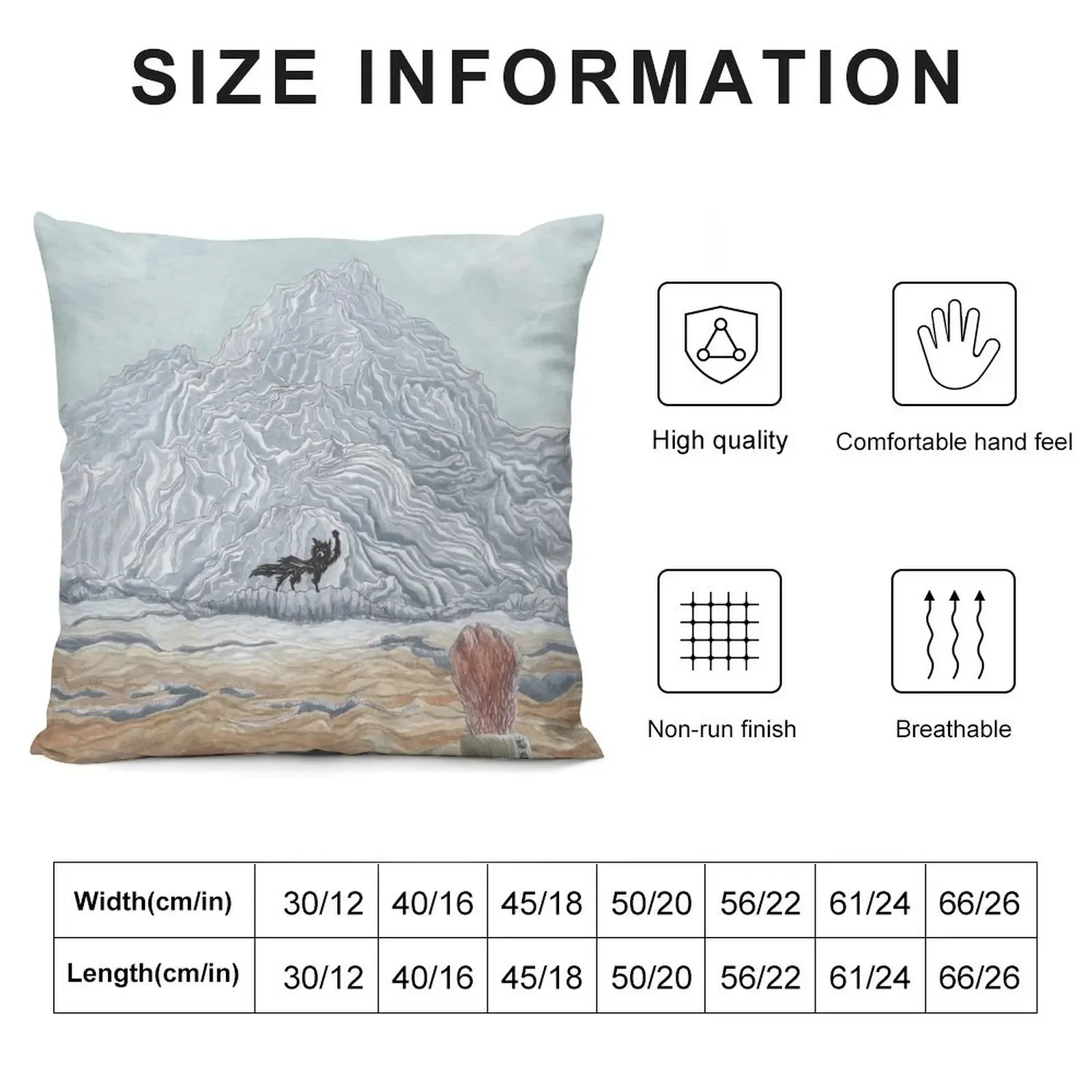 Зимний волк-фантастическая подушка Mr Fox от Wes Anderson декоративная для дивана на