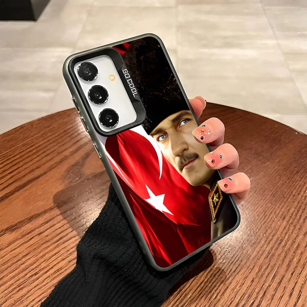 Чехол для телефона Турецкая Мустафа Кемаль Ататюрка Samsung Galaxy S24 S23 S22 S21 S20 Note20 Ultra Plus