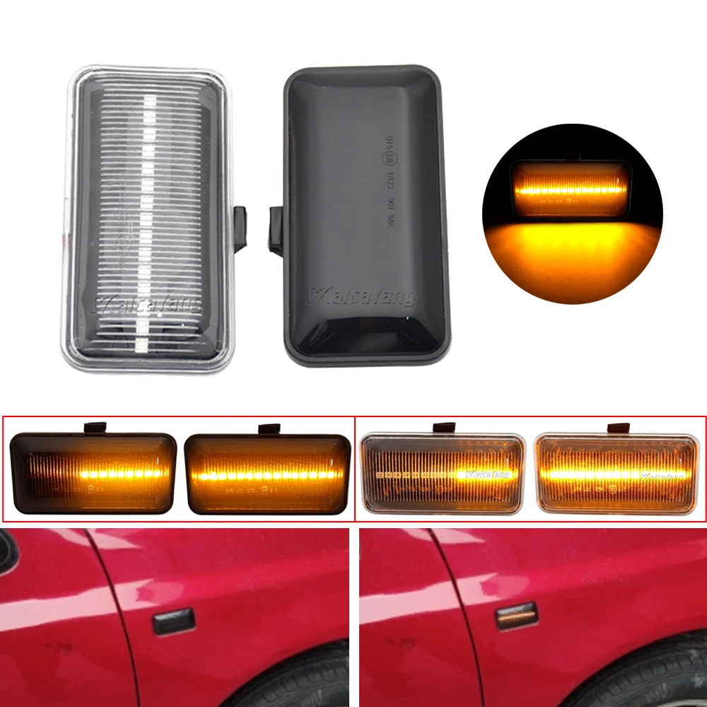 

LED Side Marker Mirror Indicator Lamp Flowing Water Turn Signal Light For VW Golf 2 3 Passat B3 Vento Jetta Seat Ibiza 2 Cordoba