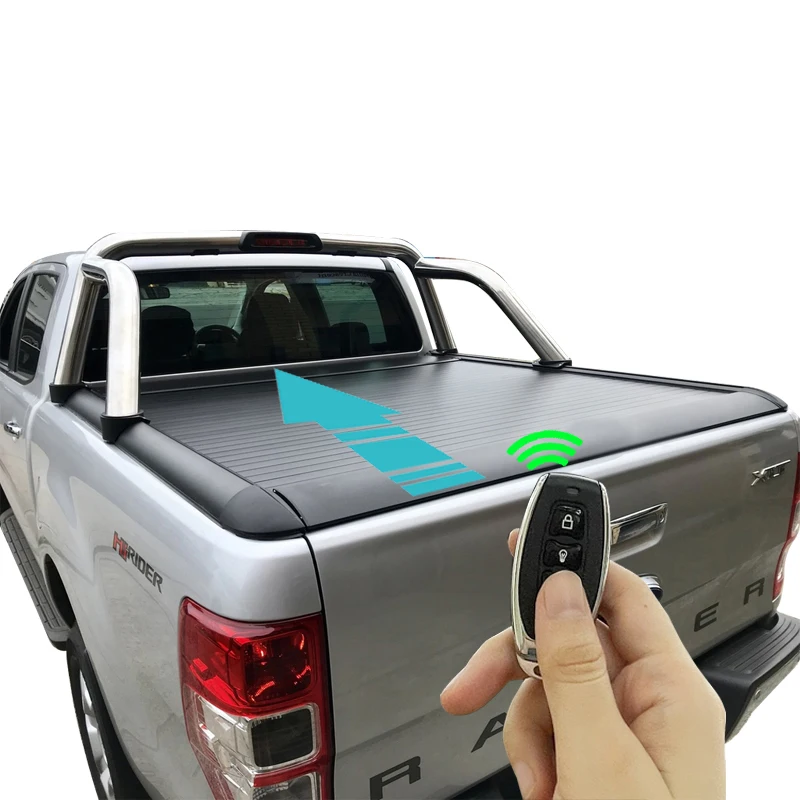 

Hot Selling Pickup 4x4 Accessories Retractable Roller Lid Electric Tonneau Covers for Toyota Hilux Revo Vigo Tundra Tacoma
