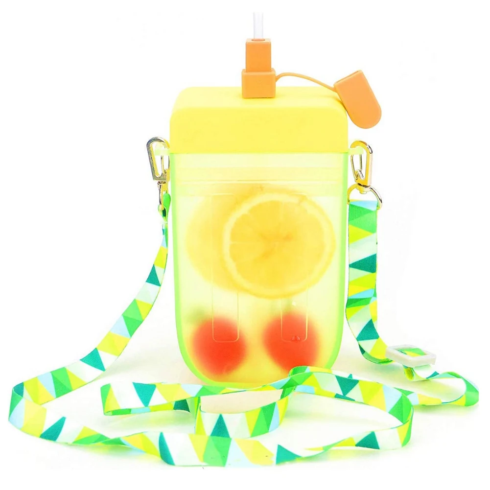 

Милые кошельки, бутылки для воды с соломинкой, мороженое, герметичные мороженое, желтые чашки для взрослых и детей