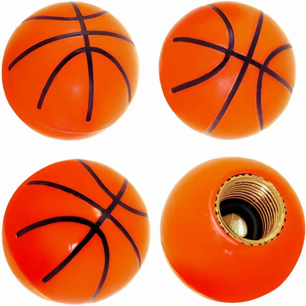 Комплект из 4 колпачков для автомобильных шин, крышки стержня клапанов с басейном, 8 шариков, универсальные колпачки для шин, подходящие для автомобилей, грузовиков, внедорожников