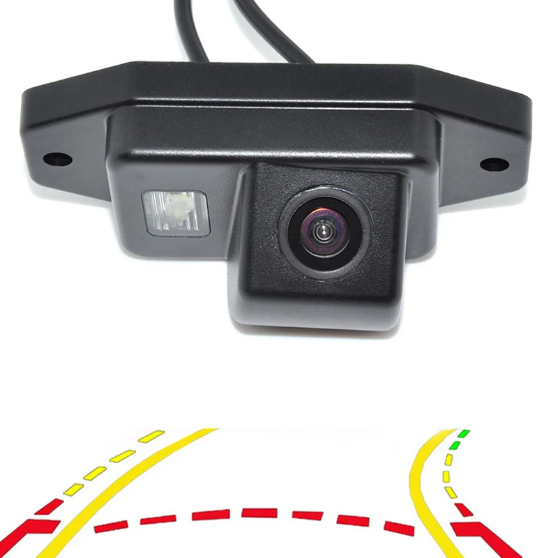 

Intelligent Dynamic Trajectory Tracks Rear View Reversing Backup Camera For Toyota Prado Land Cruiser 120 Parking Assistance