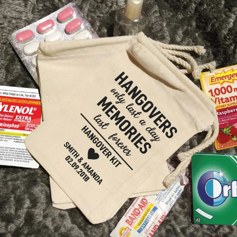 20 шт. сумки для свадебных сувениров на заказ - вешалки Last a Day Воспоминания Forever